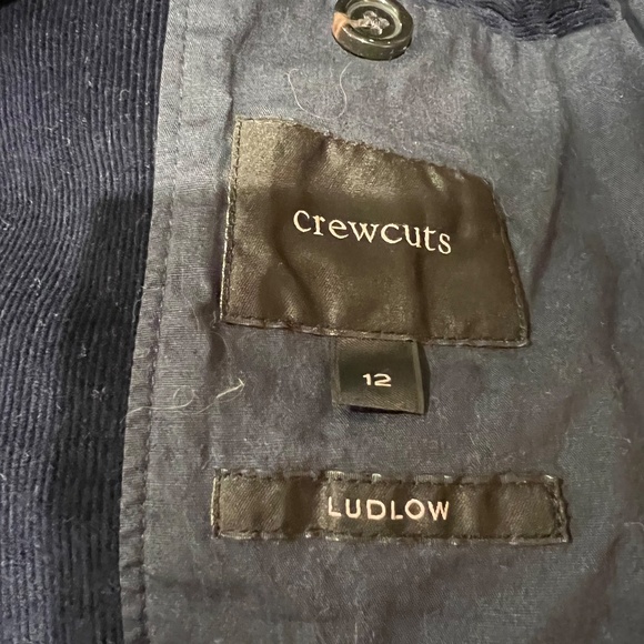 J. Crew Jackets & Coats J Crew Ludlow Boys Navy Blue Corduroy